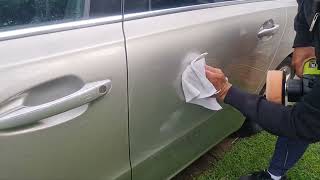 Polishing of some nasty marks on the Peugeot 508 and after polishing of the all car:)