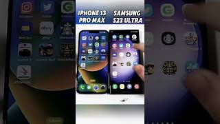 iPhone 13 Pro Max vs Galaxy S23 Ultra🔥Insane Speed Test!Which Phone is the Real Beast?💥#Shorts#Viral