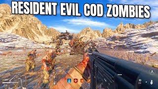 I Played the "RESIDENT EVIL" Boss Fight in COD ZOMBIES and it is insane