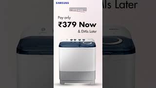 Shop Washing Machine on EMI using UPI