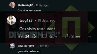 The Gru visits restaurant hivemind