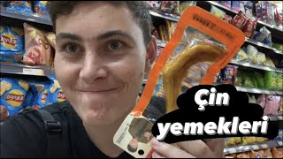 Çin yemekleri. Crazy Chinese food and snacks.