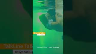 #shorts Gaurav Khanna Sizzling Kiss underwater with wife Akanksha Chamola❤️ So Romantic