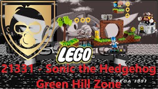 Lego Set 21331 - Sonic the Hedgehog – Green Hill Zone *** Speed Build and Review ***