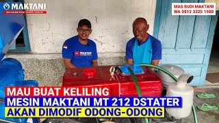 Pingin Modifikasi Mesin Giling Padi MAKTANI MT212  Jadi Mesin Selep Keliling Dengan Odong-Odong