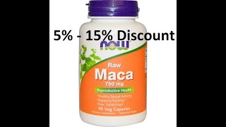 Discount - Now Foods, Maca, Raw, 750 mg, 90 Veg Capsules Review