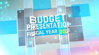 Budget Presentation 2023 - Promo