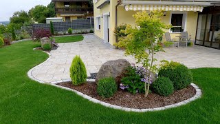 Примеры садовых участков с ландшафтным дизайном / Examples of garden plots with landscape design