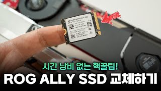 시간 낭비 없는 핵꿀팁.. ASUS ROG ALLY SSD 교체하기