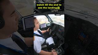 BEST COCKPIT LANDING!😱| #shorts