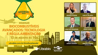 Biodiesel Week | Webinar Biocombustíveis avançados: tecnologia e regulamentação