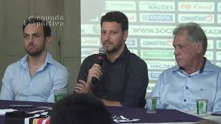 Elano técnico da Inter de Limeira 2019 (Coletiva de imprensa)