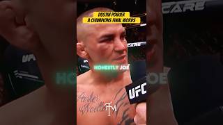 UFC 302 | Dustin Poirier's Inspiring Retirement Speech