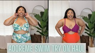 Adoreme Plus Size Swim Try On Haul | Stephanie Briana