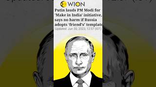 Russian president Vladimir Putin announced Make in Russia Initiative #Indiarussia #currentaffairs