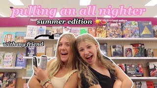 pulling an all nighter with my friend vlog