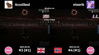 Akolibed vs ninerik | 9mm Parabellum Bullet - Inferno [Tragic Death Extra] +HDDT