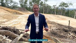 Mount Lofty tree clearing