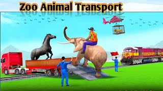 Zoo Animals Transport - Off-road Animal Truck Simulator 2023 Animal Cargo Truck Simulator