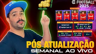 🔥⚽️ PÓS ATUALIZAÇÃO SEMANAL AO VIVO | CONFERINDO TODAS AS NOVIDADES | EFOOTBALL 2025 - PS5