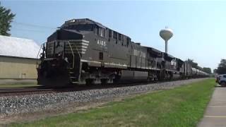 NS 4165 Leads 681 West at Kirkland Il on the CP Chicago Sub