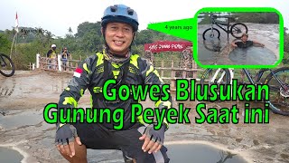 Gowes Blusukan jalur Gunung Peyek Bogor