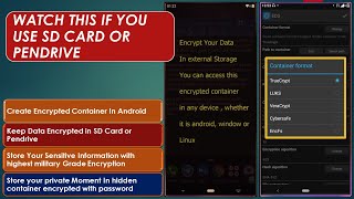 Secure Your Data in SDcard or USB|Use Veracrypt in Android| Lock your MemoryCard| Eds| VirtualDisk