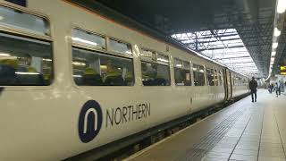 Class 156 arrives into Manchester Victoria