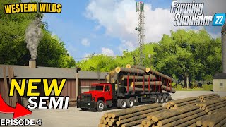 BUYING A SEMI TRUCK For LOGGING | Building The Map Challenge | Farming Simulator 22