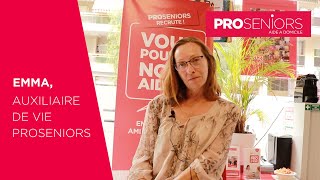 Nos Héros du Quotidien - Emma, Auxiliaire de Vie chez PROSENIORS - Aide à domicile