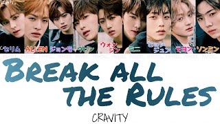 CRAVITY-Break all the Rules 【日本語字幕/かなるび/歌詞】