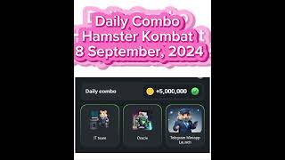 Hamster Kombat Daily Combo Today 8 September,2024 #hamsterkombat #dailycombo