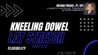 Kneeling Dowel Lat Stretch