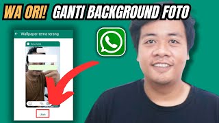 FITUR BARU! Cara Ganti Background Pakai Foto Sendiri di Whatsapp | Ganti Wallpaper WA Terbaru 2024