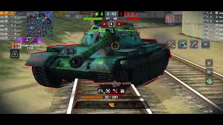 WoT-Blitz - Amazing 4 vs. 1 battle in reality mode with the VK 90.01 Blade.