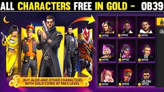 Free Fire All characters in Gold and Bundle | in Telugu 2023