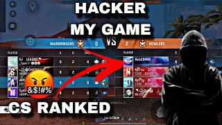 Hacker my Game is CS ranked garena free fire || free fire Max 🤬👿😡#freefire #freefiremax #shorts