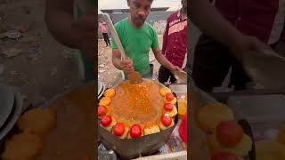 Unique style samosa chaat in bihar| street food | Indian Street food #shorts #youtubeshorts #viral