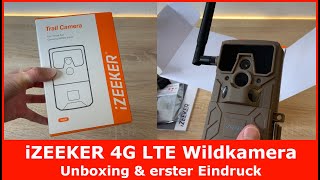 iZEEKER iG300 4G LTE Wildkamera mit SIM-Karte || Unboxing & erster Eindruck