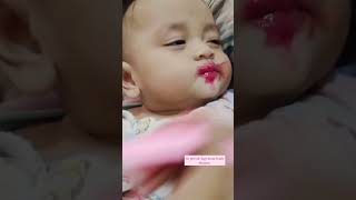 bayi 6 bulan makan buah naga | MPASI pure buah