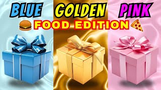 Choose Your Gift from 3 FOOD EDITION 🎁3 gift box challenge #3giftbox #pickonekickone #wouldyourather