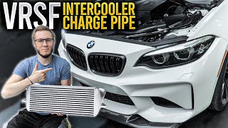 TUNE READY!! ⚡ VRSF Intercooler + Charge Pipe BMW M2 F87 Install