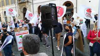 MOVIMENTO 24 AGOSTO Davanti a Montecitorio