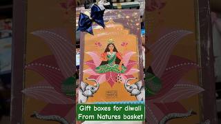 Gift boxes front Natures basket #naturesbasket #organic #diwali #diwaligifts #festival #shorts