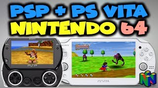 PSP/PS VITA DaedalusX64 v1.1.8 UPDATE! (N64 Emulator Test)