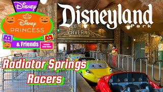 (Disneyland Halloween 2024) Radiator Springs Racers w/ Halloween Lighting