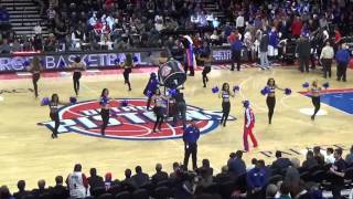 Detroit Pistons Entertainment Team 4th Quarter Time Out 02.10.16