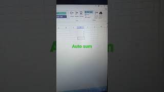 Excel auto sum #shorts, #excel, #sum