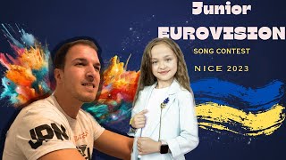 JESC 2023 UKRAINE 🇺🇦 (Анастасія Димид – Квітка-Kvitka) REACTION