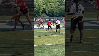 She Showed Great Concentration On This Catch #shorts #flagfootball